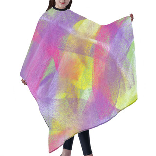 Personality  Pastel: Brightly Colored Abstract Background Hair Cutting Cape