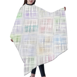Personality  Scratch Pencil Background Hair Cutting Cape