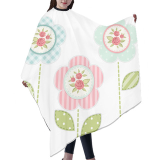 Personality  Cute Flowers 2 Hair Cutting Cape