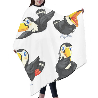 Personality  Toucan Bird Series Hair Cutting Cape