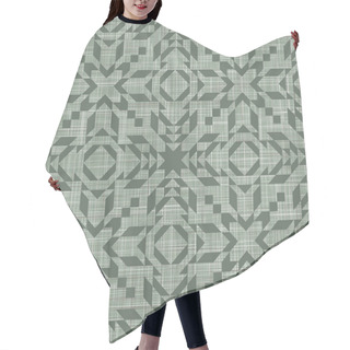 Personality  Seamless Kilim Swatch Design On Linen Texture Hair Cutting Cape