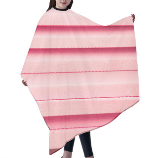 Personality  Background Of Stacked, Pink Expanded Polystyrene Hair Cutting Cape