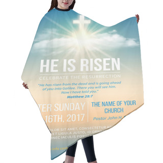 Personality  He Is Risen Hair Cutting Cape