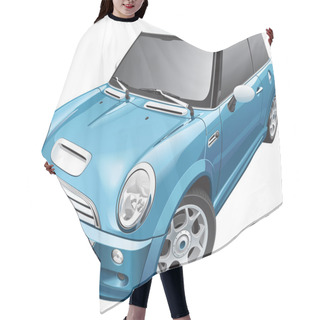 Personality  Blue Small Car Hair Cutting Cape