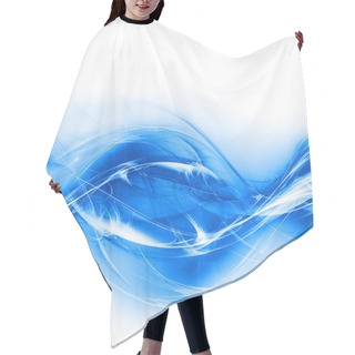 Personality  Blue Abstraction Hair Cutting Cape