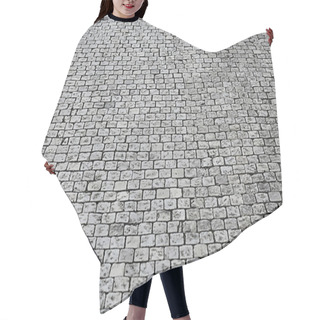 Personality  Background Texture Stone Pavement, Abstract Stone Bricks Hair Cutting Cape
