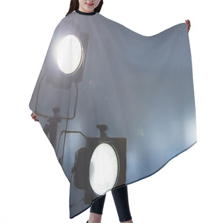 Personality  Two Vintage Soffit Shine, Front View, Blured Background Hair Cutting Cape