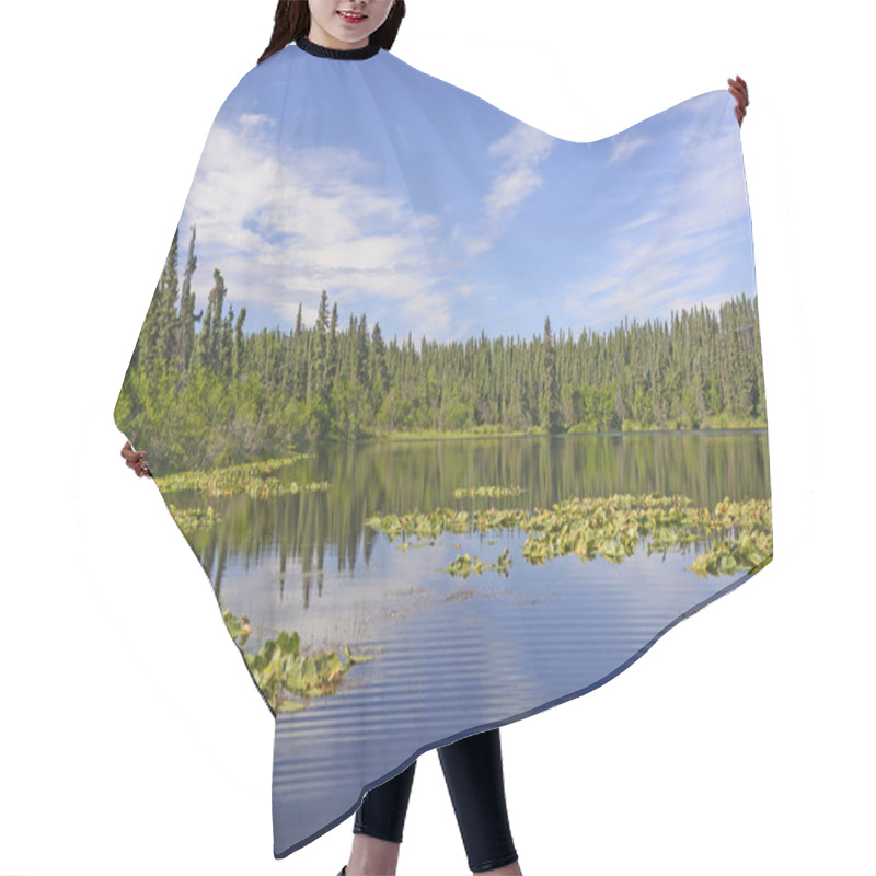 Personality  Sun And Lily Pads In The Wilds Hair Cutting Cape