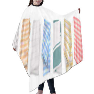 Personality  Kitchen Towel Or Tablecloth Top View, Textile Hair Cutting Cape