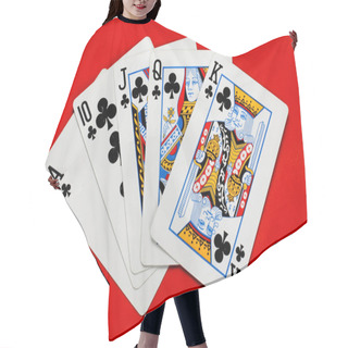 Personality  Poker Cards Hair Cutting Cape