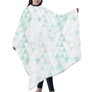Personality  Triangle Seamless Pattern Hair Cutting Cape