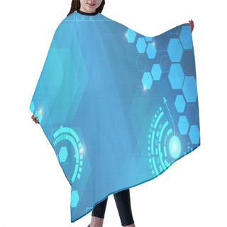 Personality  Polygon Abstract Background Hair Cutting Cape