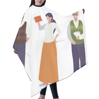 Personality  Teachers Group Avatars Characters Hair Cutting Cape