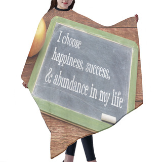 Personality  I Choose Happiness In My Life Hair Cutting Cape