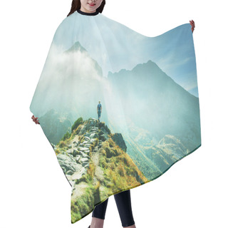 Personality  Mountains Landscape Hair Cutting Cape