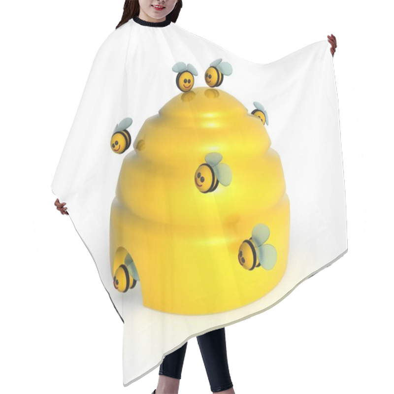 Personality  Bees And A Beehive Hair Cutting Cape
