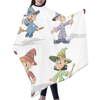 Personality  Wizard Boys And Witch Girls Hair Cutting Cape
