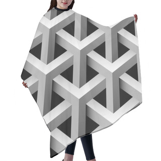 Personality  3d Industrial Seamless Pattern Hair Cutting Cape