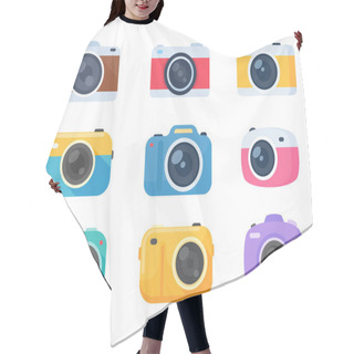 Personality  Camera For Capturing Good Memories Of Travel Hair Cutting Cape