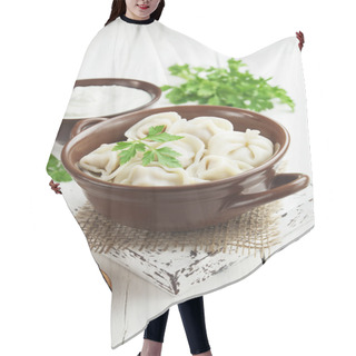 Personality  Dumplings With Meat Hair Cutting Cape