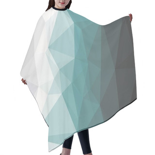 Personality  Abstract Blue And Green Gradient Background Hair Cutting Cape
