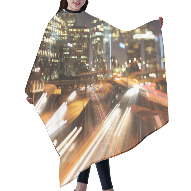 Personality  Los Angeles Freeway Hair Cutting Cape