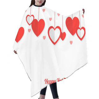 Personality  Valentines Day Background Hair Cutting Cape