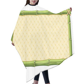 Personality  Bamboo Frame Hair Cutting Cape