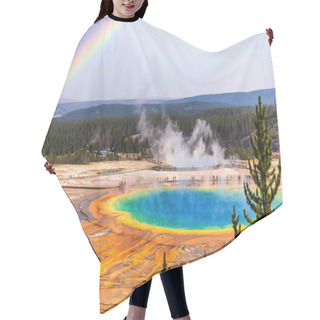 Personality  Grand Prismatic Spring, Midway Geyser Basin Hair Cutting Cape