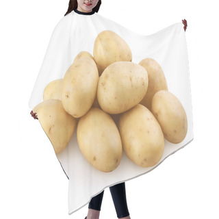 Personality  Potatoes With Clipping Path Hair Cutting Cape