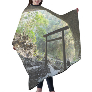 Personality  Shinto Shrine Gateway In The Cave Hair Cutting Cape