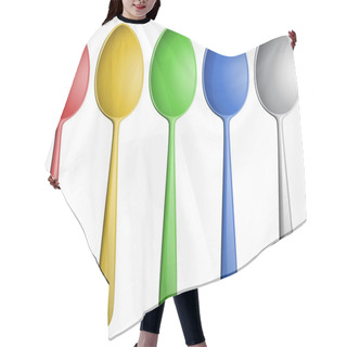 Personality  Color Spoons Hair Cutting Cape