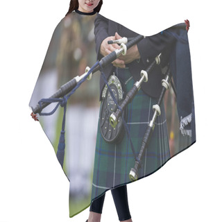 Personality  Piper At The Cowal Gathering - Scotland Hair Cutting Cape