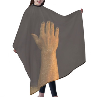 Personality  Wax Hand  Hair Cutting Cape