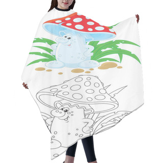 Personality  Fly Agaric Hair Cutting Cape