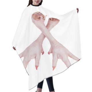 Personality  Two Crossed Turkey Legs With Claws Hair Cutting Cape