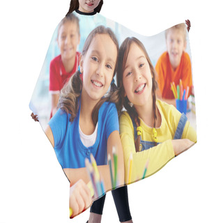 Personality  Diligent Pupils Hair Cutting Cape