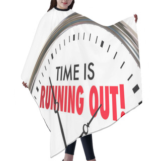 Personality  Time Is Running Out Clock Deadline Hair Cutting Cape