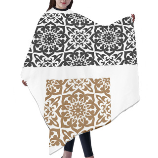Personality  Arabic Seamless Ornament In Retro Style Hair Cutting Cape