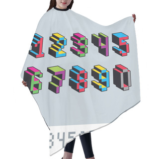 Personality  Cybernetic Numbers Set Hair Cutting Cape