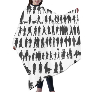 Personality  Silhouettes Hair Cutting Cape