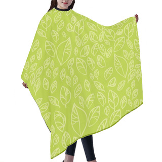 Personality  Seamless Pattern And Leaves Hair Cutting Cape
