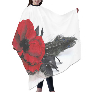 Personality  Beautiful Abstract Flower Display Hair Cutting Cape