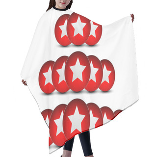 Personality  Star Balls, Star Circles Background Hair Cutting Cape