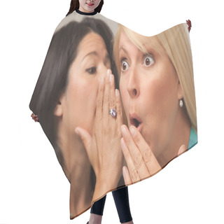 Personality  Two Friends Whispering Secrets Hair Cutting Cape