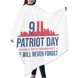 Personality  911 Patriot Day Background Patriot Day September Vector Image Hair Cutting Cape