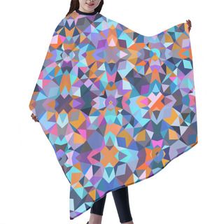 Personality  Colorful Geometric Pattern Hair Cutting Cape