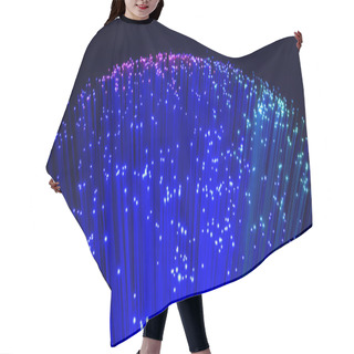 Personality  Plastic Optical Fibers Hair Cutting Cape