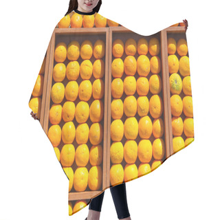 Personality  Fresh Oranges In The Box Hair Cutting Cape