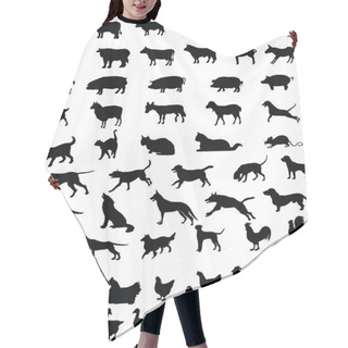 Personality  Animals Pets Silhouettes Hair Cutting Cape
